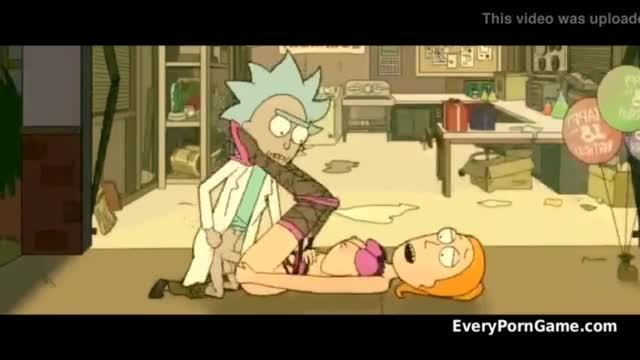 Rick from rick and morty fucking game